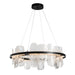 Vitre Circular LED Pendant in Black - 139660-LED-STND-10-YR0708 by Hubbardton Forge