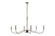 2301-63MB - Arrington 6-Light Chandelier in Matte Black by Z-Lite Lighting