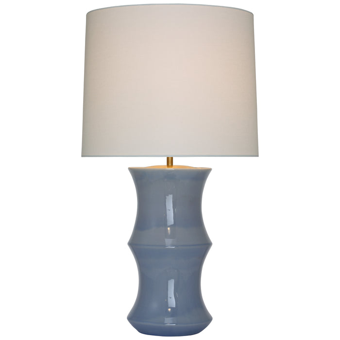 Marella LED Table Lamp in Polar Blue Crackle