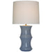 Marella LED Table Lamp in Polar Blue Crackle