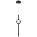 39463-012- Barletta LED Pendant in Black Anodized Aluminum by Eurofase USA