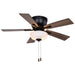 Lisbon 42" Ceiling Fan in Black