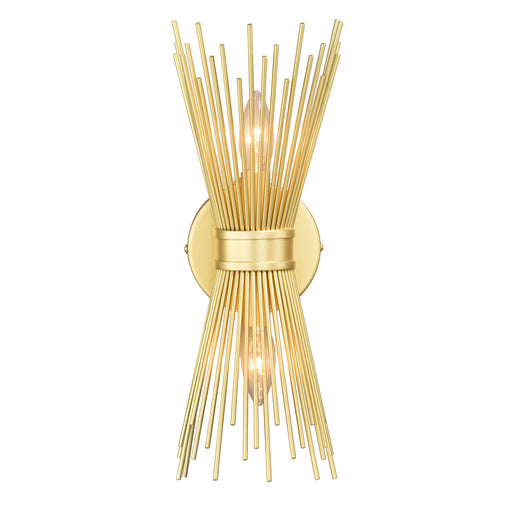 W0337 - Nikko 2-Light Wall Sconce in Gold by Vaxcel