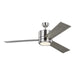 Vision 56 56" Ceiling Fan in Brushed Steel