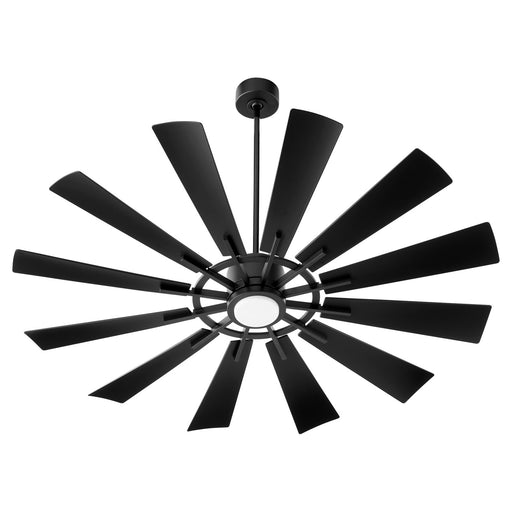 46012-59 - Cirque Patio Fan in Matte Black by Quorum