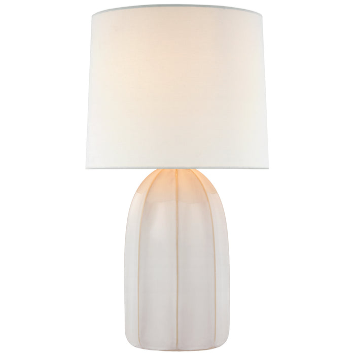 Melanie LED Table Lamp in Ivory