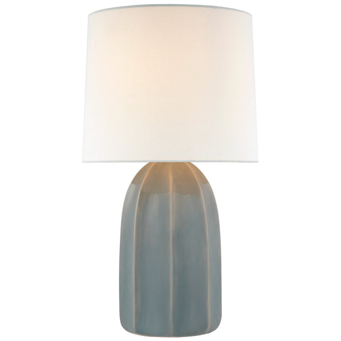 Melanie LED Table Lamp in Sky Gray