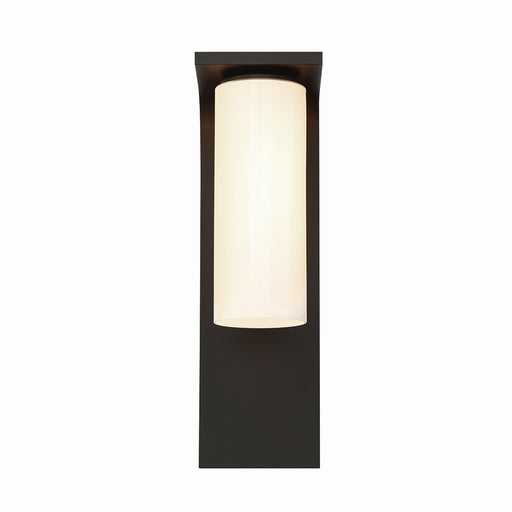 41971-017- Colonne 1-Light Outdoor Wall Sconce in Satin Black by Eurofase USA