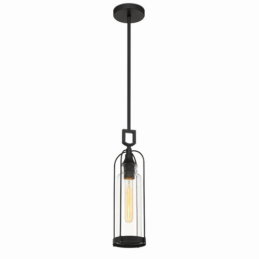 42727-019- Yasmin 1-Light Outdoor Pendant in Satin Black by Eurofase USA