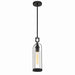 42727-019- Yasmin 1-Light Outdoor Pendant in Satin Black by Eurofase USA