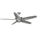 Caleb 68" Ceiling Fan in Brushed Nickel