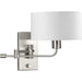 P710104-009 - Carrick 1-Light Wall Bracket in Brushed Nickel by Progress Lighting