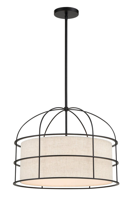 2155-66A - Gateway Park 5-Light Pendant in Coal by Minka Lavery