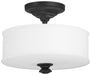 4172-66A - Harbour Point 2-Light Semi Flush Mount in Coal by Minka Lavery