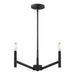 3124303-112 - Vector 3-Light Chandelier in Midnight Black by Visual Comfort Studio