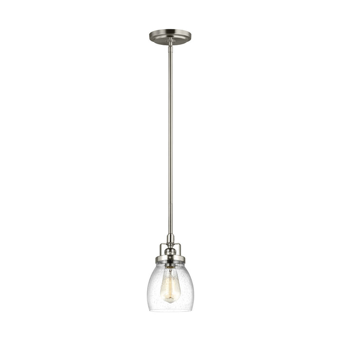 Belton One Light Mini-Pendant in Brushed Nickel