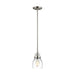 Belton One Light Mini-Pendant in Brushed Nickel