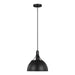 6524201-112 - Rockland 1-Light Pendant in Midnight Black by Visual Comfort Studio