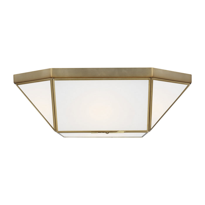 7579452-848 - Morrison 2-Light Flush Mount in Satin Brass by Visual Comfort Studio