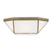 7579452-848 - Morrison 2-Light Flush Mount in Satin Brass by Visual Comfort Studio