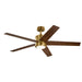 300044NBR - Brahm 56" Ceiling Fan in Natural Brass by Kichler Lighting