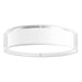 FM7920-WOR - Dalton LED Flush Mount in White Organza by Kuzco Lighting