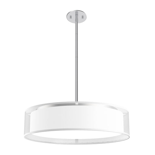 PD7920-WOR - Dalton LED Pendant in White Organza by Kuzco Lighting