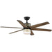 P250074-31M-30 - Carrollwood 56" Ceiling Fan in Matte Black by Progress Lighting