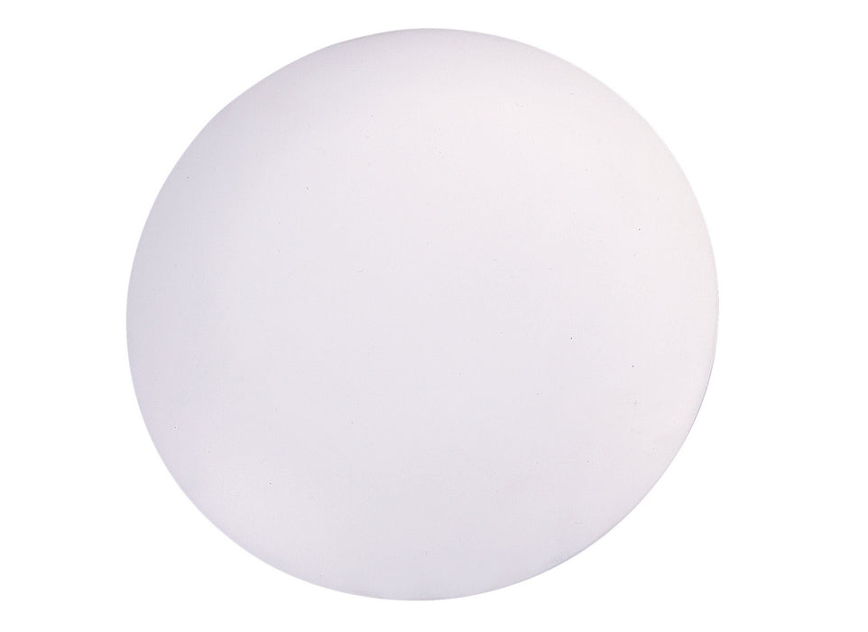 Discus Blanking Plate in Matte White