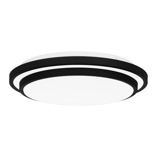 IVG1616MBK - Irving LED Flush Mount in Matte Black by Quoizel