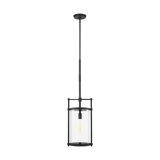 CO1341TXB - Eastham 1-Light Outdoor Pendant in Textured Black by Visual Comfort Studio