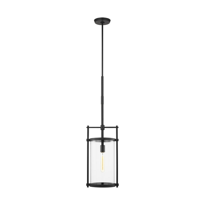 CO1341TXB - Eastham 1-Light Outdoor Pendant in Textured Black by Visual Comfort Studio