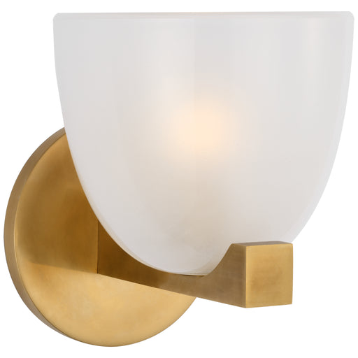 Carola LED Wall Sconce in Hand-Rubbed Antique Brass