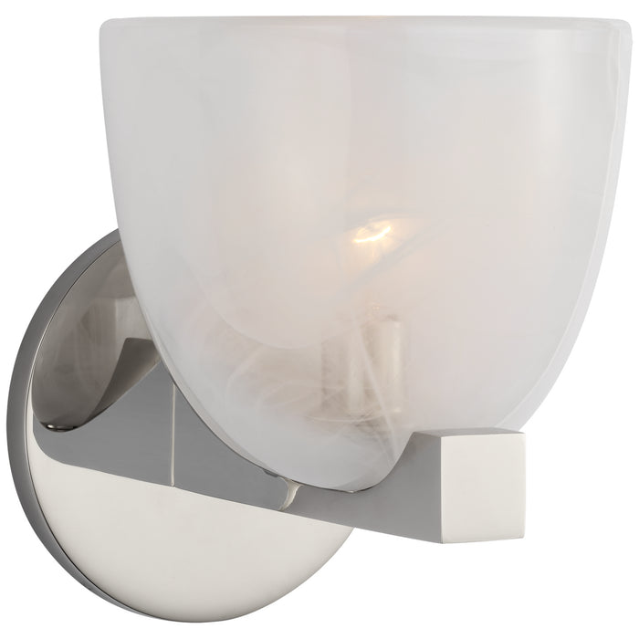 Carola LED Wall Sconce in Polished Nickel