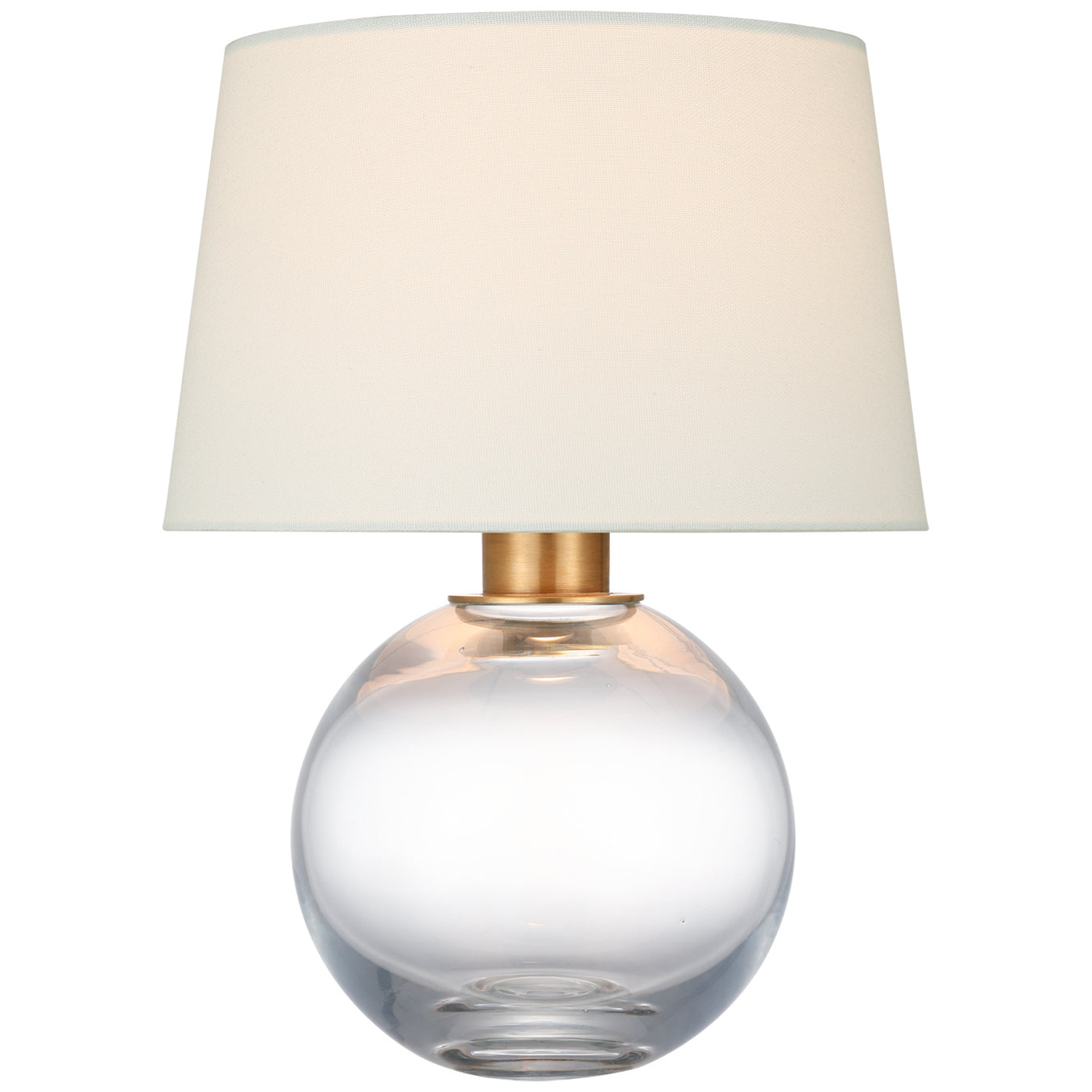 Masie LED Table Lamp in Clear Glass