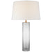 Fallon LED Table Lamp in Clear Glass