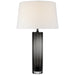 Fallon LED Table Lamp in Smoked Glass