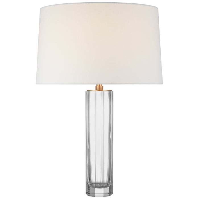 Fallon LED Table Lamp in Clear Glass