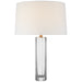 Fallon LED Table Lamp in Clear Glass