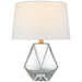 Gemma LED Table Lamp in Clear Glass