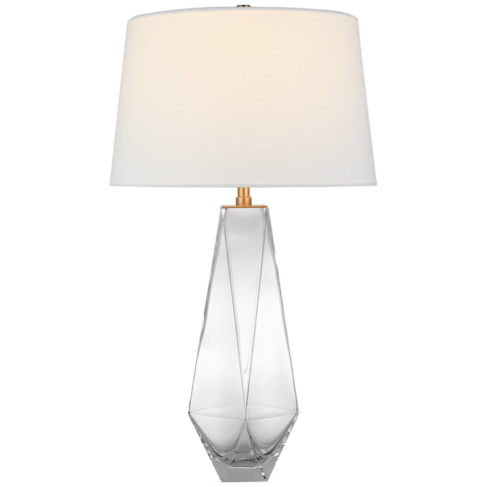 Gemma LED Table Lamp in Clear Glass