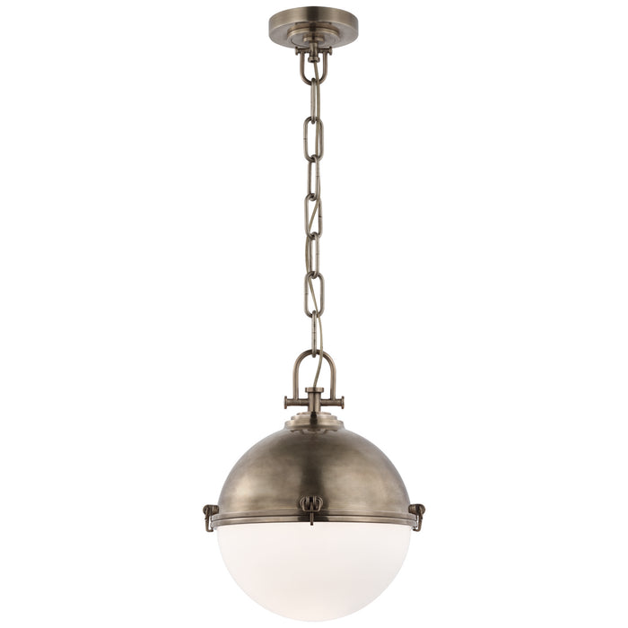 Adrian LED Pendant in Antique Nickel