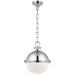 Adrian LED Pendant in Polished Nickel