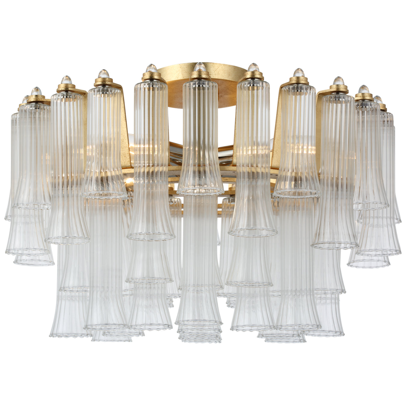 Lorelei LED Semi-Flush Mount in Gild