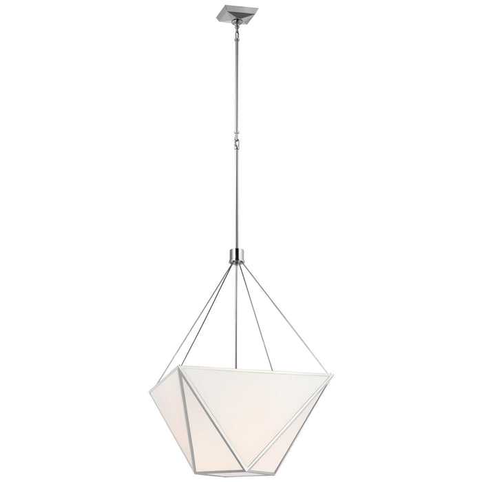 Lorino LED Lantern in Polished Nickel