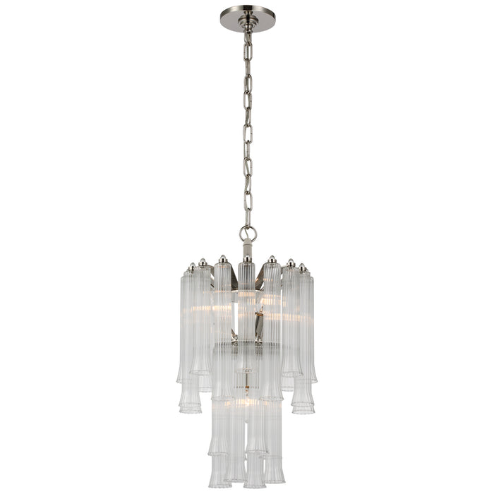 Lorelei LED Chandelier in Polished Nickel