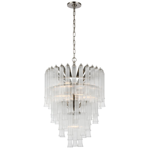 Lorelei LED Chandelier in Polished Nickel