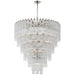 Lorelei LED Chandelier in Polished Nickel