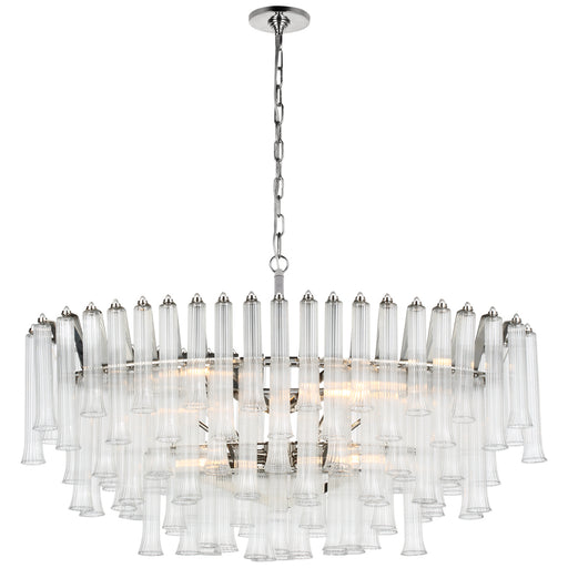 Lorelei LED Chandelier in Polished Nickel