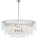 Lorelei LED Chandelier in Polished Nickel